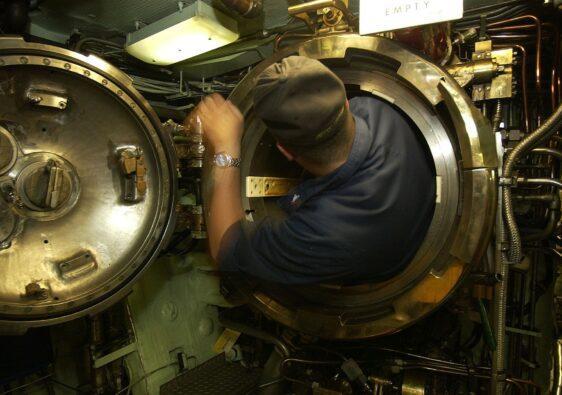 Beim U-Boot fahren darf man kein Problem mit Enge haben.