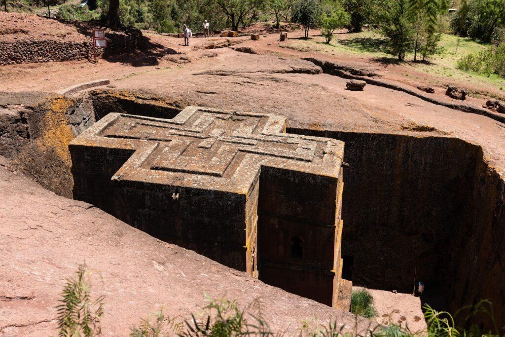 Sehenswürdigkeiten in Äthiopien - Felsenkirche Lalibela